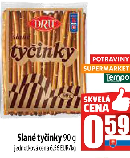 Dru slané tyčinky