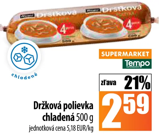 Držková polievka chladená