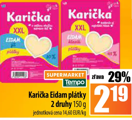 Karička Eidam plátky