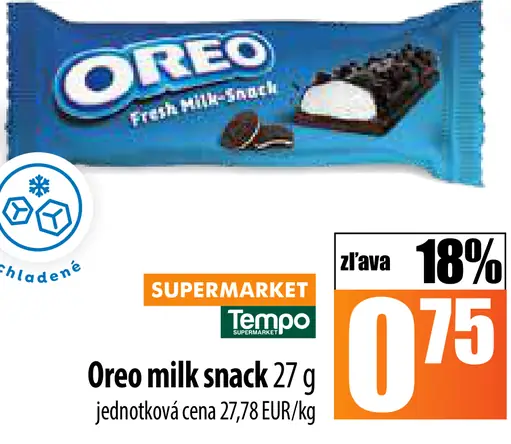 Oreo milk snack