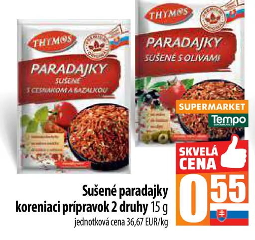 Paradakový koreniaci prípravok sušené soľou