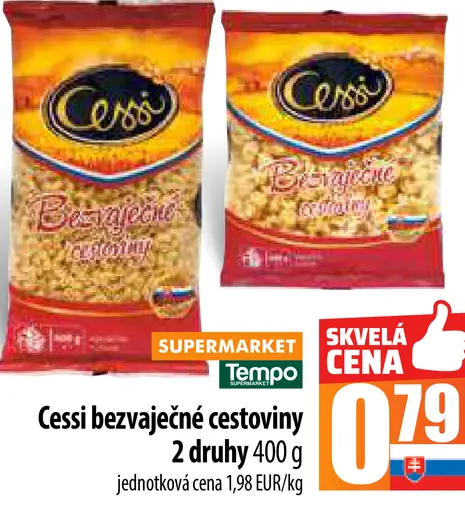 Cessi bezvaječné cestoviny