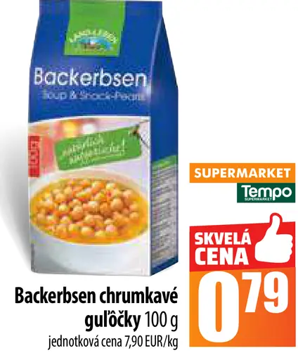 Backerbse Chrumkavé guľôčky