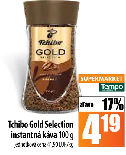 Tchibo Gold Selection instantná káva