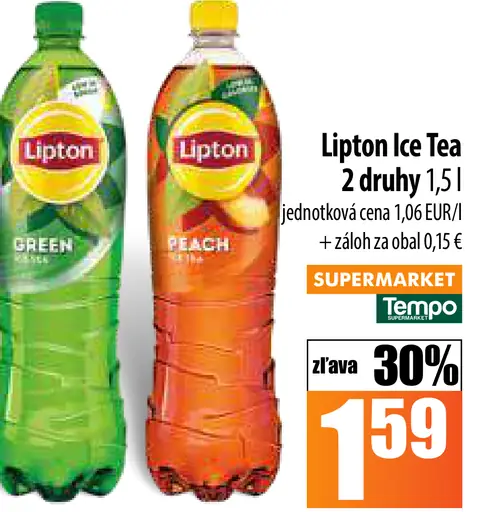 Lipton Ice Tea s príchuťou malín