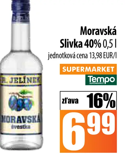 Moravská slivka 40 %