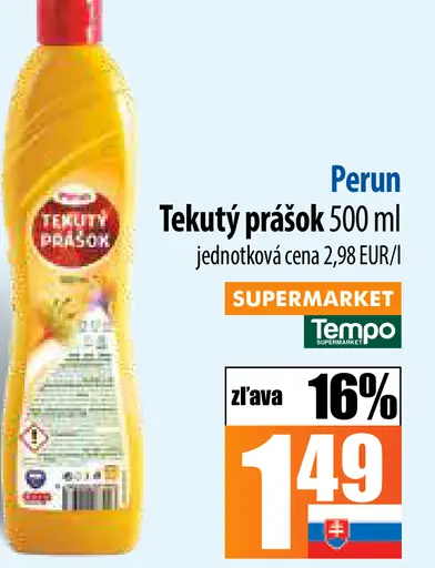 Perun Tekutý prášok