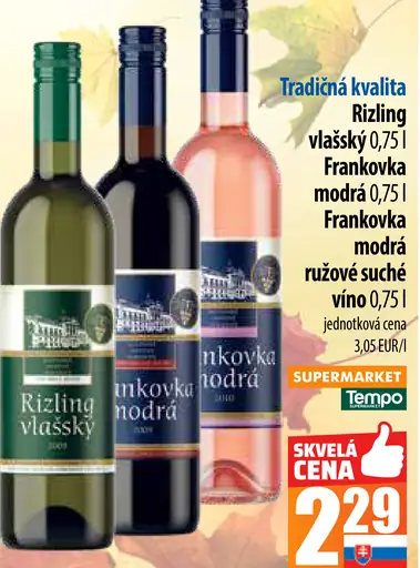 Tradičná kvalita Rizling vlašský