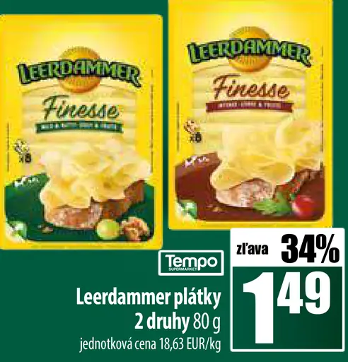 Leerdammer plátky