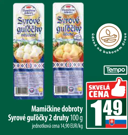 Mamičkine dobroty Syrové guľôčky neúdené