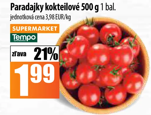 Paradajky kokteilové