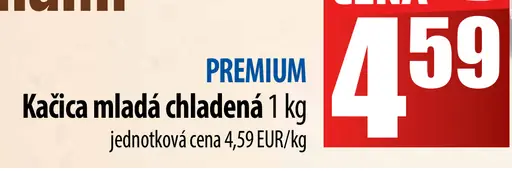 Kačica mladá chladená