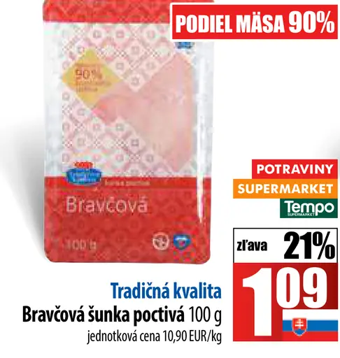 Bravčová šunka poctivá