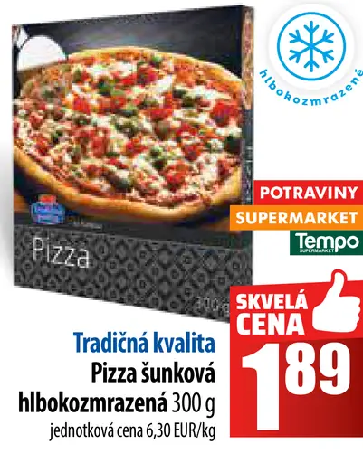 Tradičná kvalita Pizza šunková