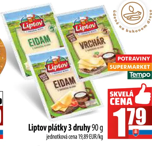 Liptov plátky 3 druhy