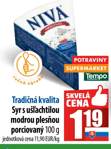 Syr s ušľachtilou modrou plesňou