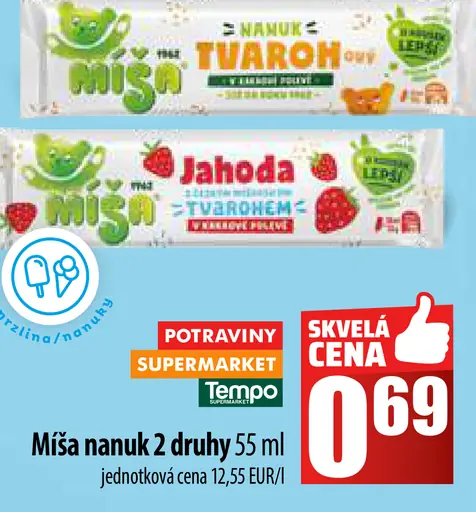 Míša nanuk 2 druhy