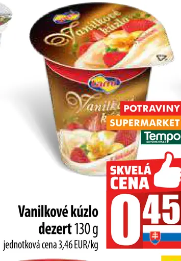 Vanilkové kúzlo dezert
