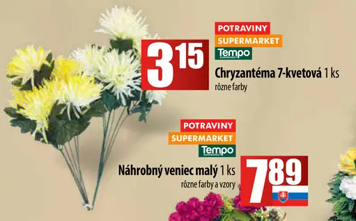 Chryzantéma 7-kvetová