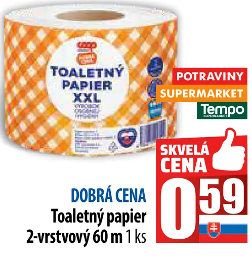 COOP toaletný papier XXL