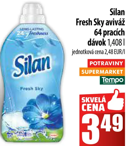 Silan avivážny prostriedok Fresh Sky