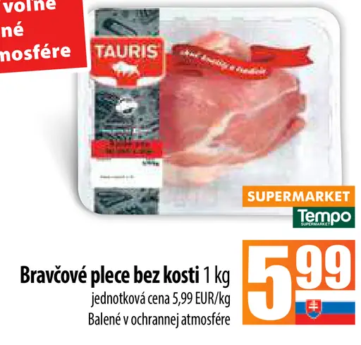 Bravčové plece bez kosti