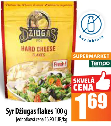 Syr Džiugas flakes