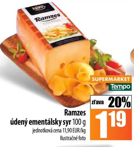 Ramzes údený ementálsky syr