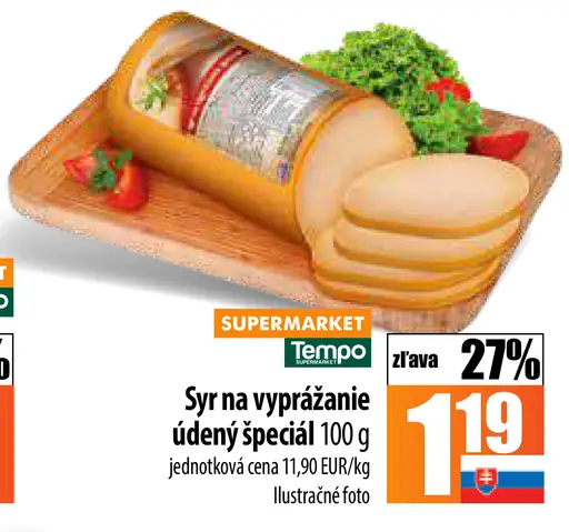 Syr na vyprážanie údený špeciál