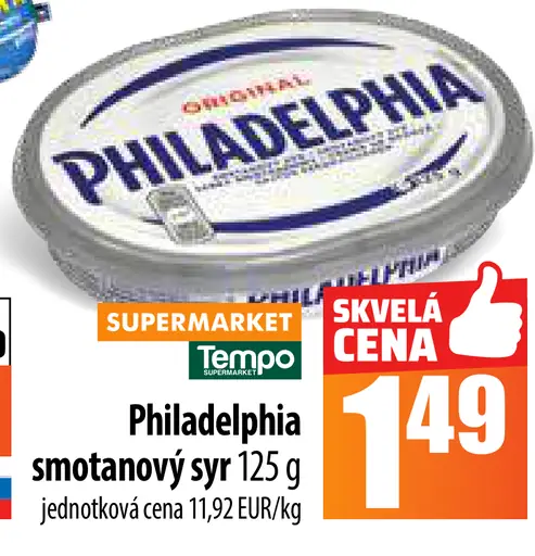 Philadelphia smotanový syr
