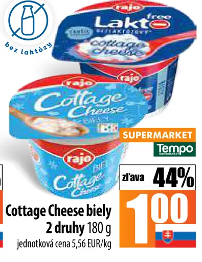 Rajo Cottage Cheese biely