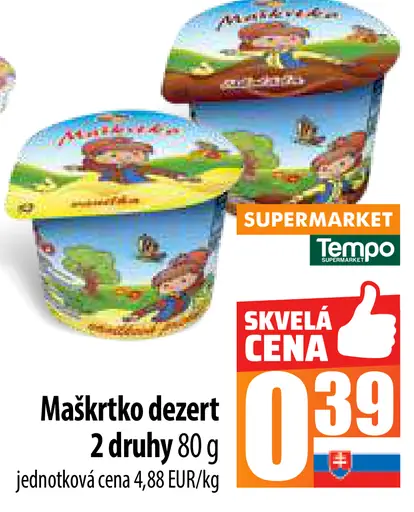 Müller Maškrtné dezert 2 druhy