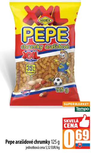 Pepe chrumky arašidové XXL