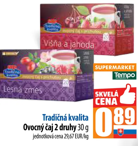 Tradičná kvalita Ovocný čaj