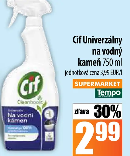 Cif Univerzálny na vodný kameň