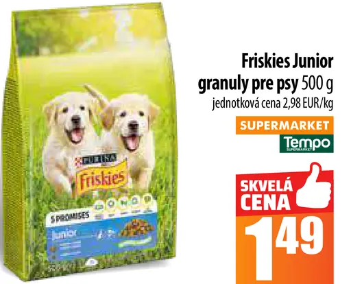 Friskies Junior granuly pre psy