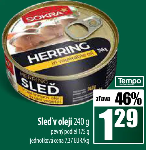Sókrates Sleď v oleji