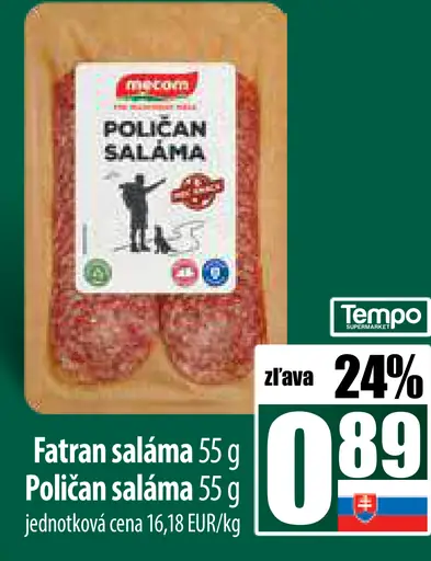 Mecom Fatran saláma a Paličan saláma