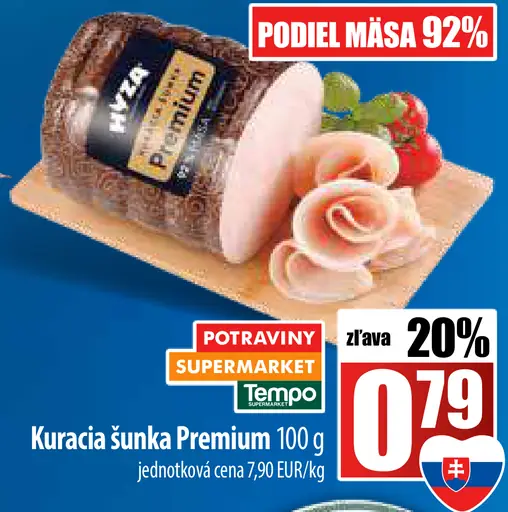 Tempo Kuracia šunka Premium