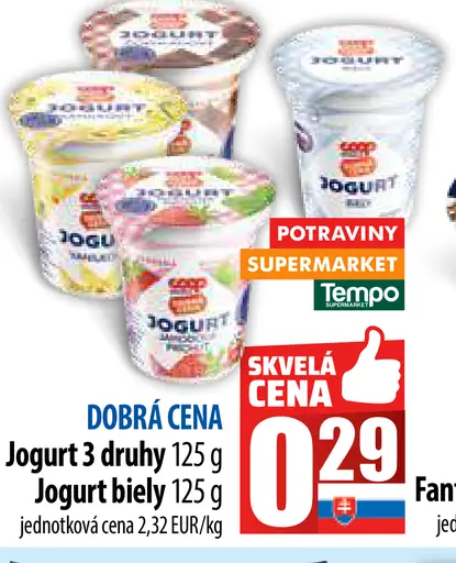 Jogurt biely