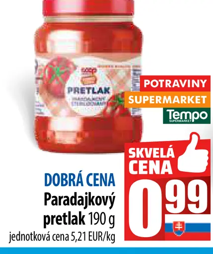 Dobrá paradajkový pretlak