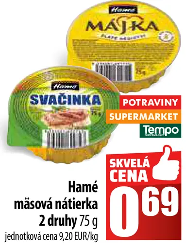 Hamé mäsová nátierka