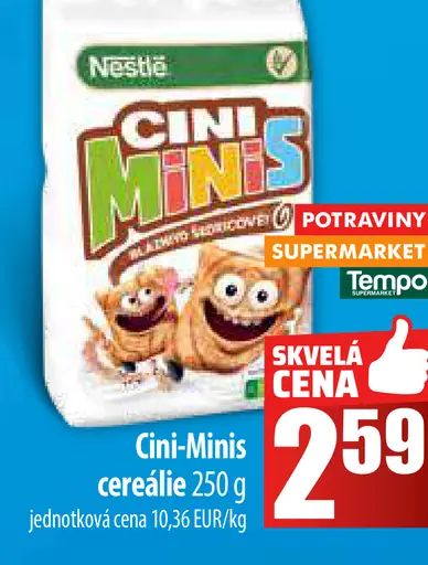 Cini Minis cereálie