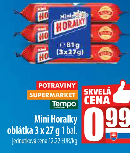 Mini Horalky oblátka