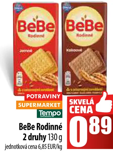 BeBe Rodinné sušienky