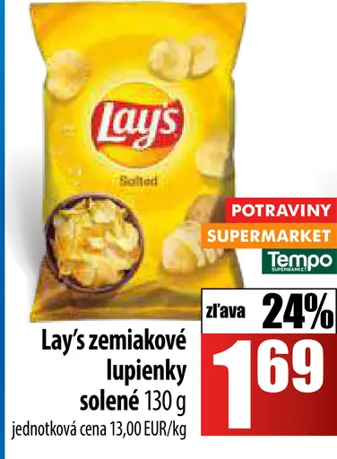 Lay's zemiakové solené lupienky