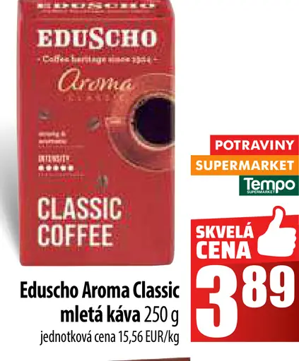 Eduscho Aroma Classic pražená mletá káva