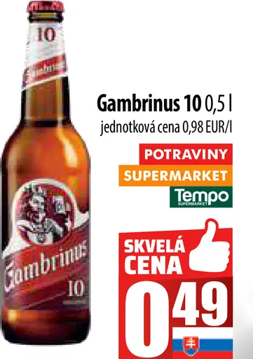 Gambrinus pivo