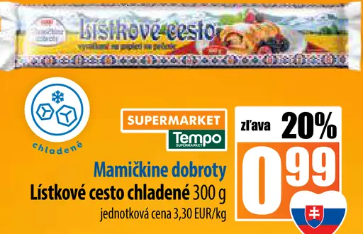 Mamičino dobroty Lístkové cesto chladené