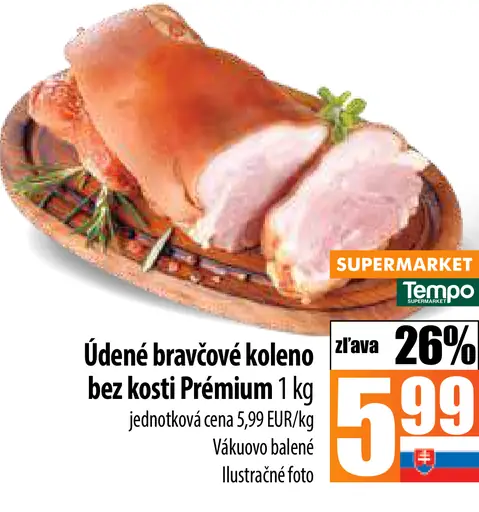 Údené bravčové koleno bez kosti Prémiuum